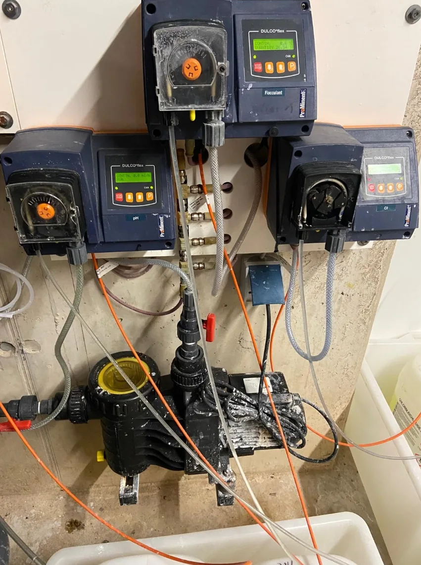 Technik einer Wasseraufbereitung